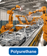 Polyurethane tubing for manual assembly line