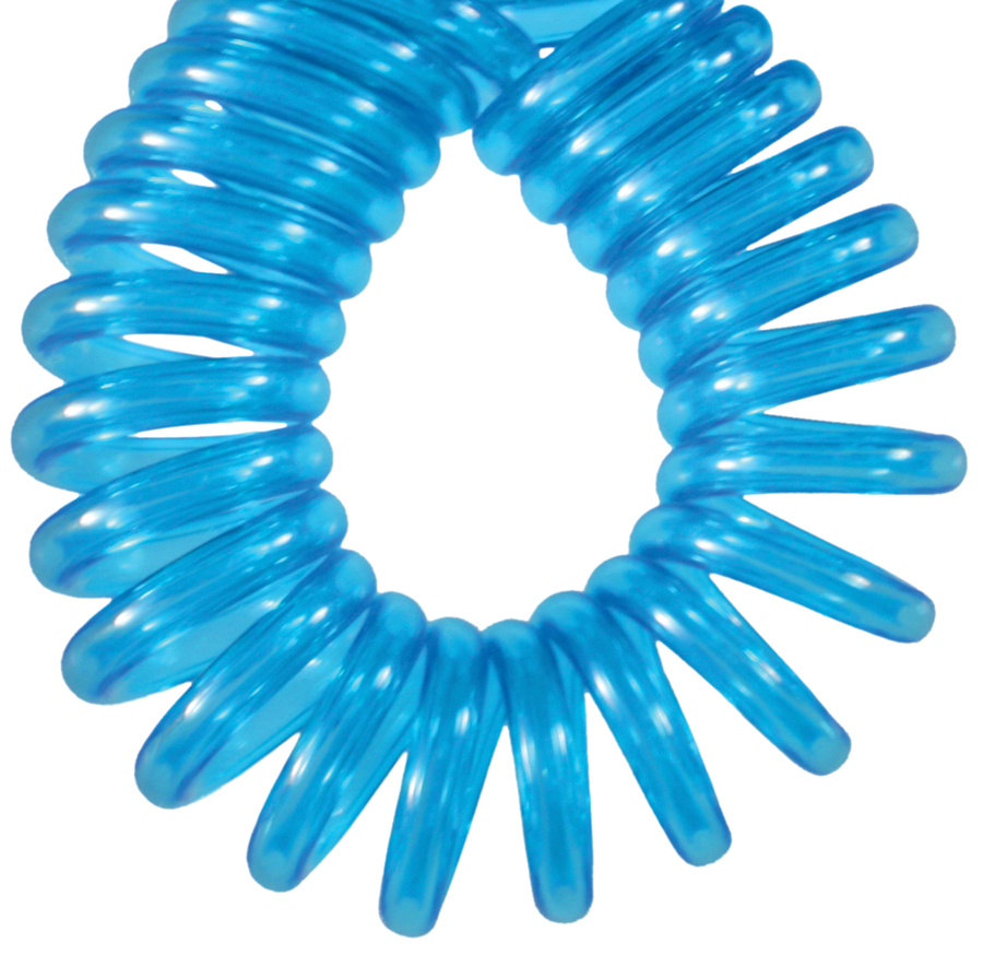 Coiled plastic tubing