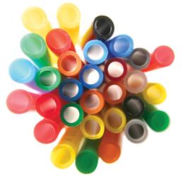 Multi-color tubing bundle