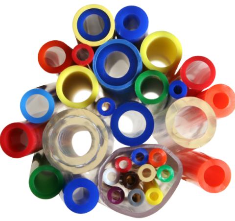 Rainbow tubing bundle